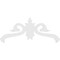 Ekena Millwork Pitch Florence Architectural Grade PVC Gable Pediment, 48"W x 22"H x 1"P (11/12) GPP048X022X100FLO - alternate 3